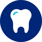 Illustration: Dental health tooth icon
