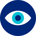 Illustration: Vision health eye icon