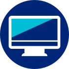 Illustration: computer desktop monitor